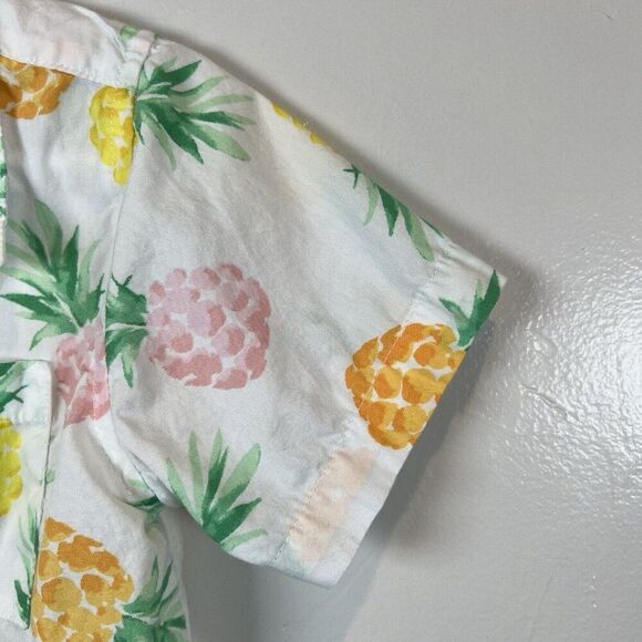 Janie And Jack the Pineapple Cabana Button Shirt Boys Size 3 - Picture 6 of 14